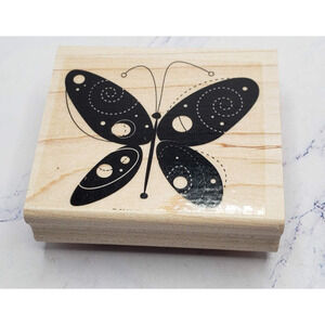 Stampin' Up! Garden Whimsy Celestial Butterfly Wood Mounted Rubber Stamp
